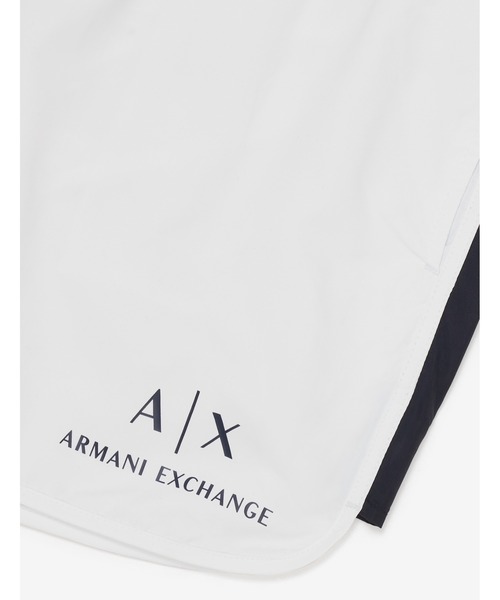水着 「A|X アルマーニ エクスチェンジ」AXロゴ　スイムショーツ（水着） A|X アルマーニ エクスチェンジAXロゴ サイドラインボートショーツ