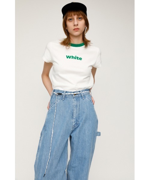 SLY（スライ）の「SHOE LACE BELT シューレース ベルト（ベルト・レディース・ライトグリーン/ブラック系その他2/ホワイト系その他2・FREE）」の8枚目の写真