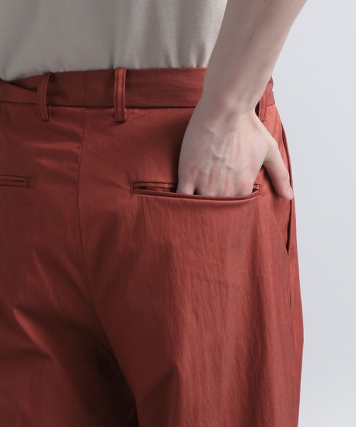 HARE（ハレ）の「シャンブレーワイドフレアパンツ(HARE)（その他パンツ・メンズ・オレンジ系その他/ブラック・SMALL/MEDIUM）」の17枚目の写真