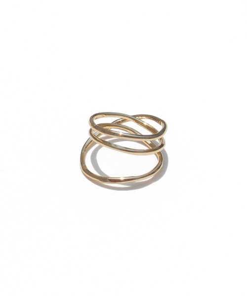 SALON（サロン）の「【日本製】ピンキーラインリング（リング・レディース・ゴールド/ゴールド系その他5/ゴールド系その他/ゴールド系その他2/ゴールド系その他4・5号）」の9枚目の写真
