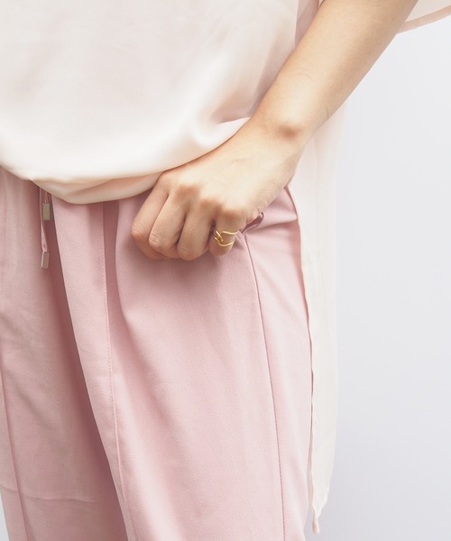 SALON（サロン）の「【日本製】ピンキーラインリング（リング・レディース・ゴールド/ゴールド系その他5/ゴールド系その他/ゴールド系その他2/ゴールド系その他4・5号）」の14枚目の写真