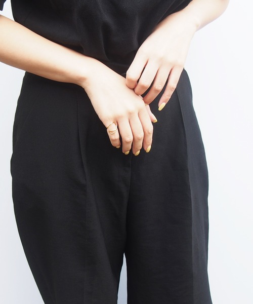 SALON（サロン）の「【日本製】ピンキーラインリング（リング・レディース・ゴールド/ゴールド系その他5/ゴールド系その他/ゴールド系その他2/ゴールド系その他4・5号）」の18枚目の写真