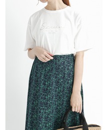 Te chichi | 箔プリントアソートロゴTシャツ(Tシャツ/カットソー)