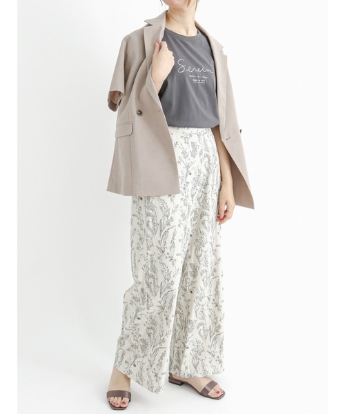 Te chichi（テチチ）の「箔プリントアソートロゴTシャツ（Tシャツ/カットソー・レディース・シルバー/ゴールド/チャコール・ﾌﾘ-）」の6枚目の写真