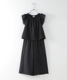 ikka | バックスリットオールインワン（120~160cm）(つなぎ/オールインワン)