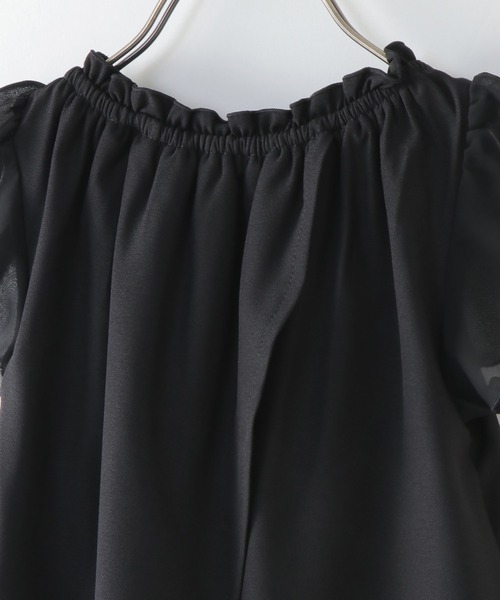 ikka（イッカ）の「バックスリットオールインワン（120~160cm）（つなぎ/オールインワン・キッズ・ブラック・120/130/140/150/160）」の4枚目の写真