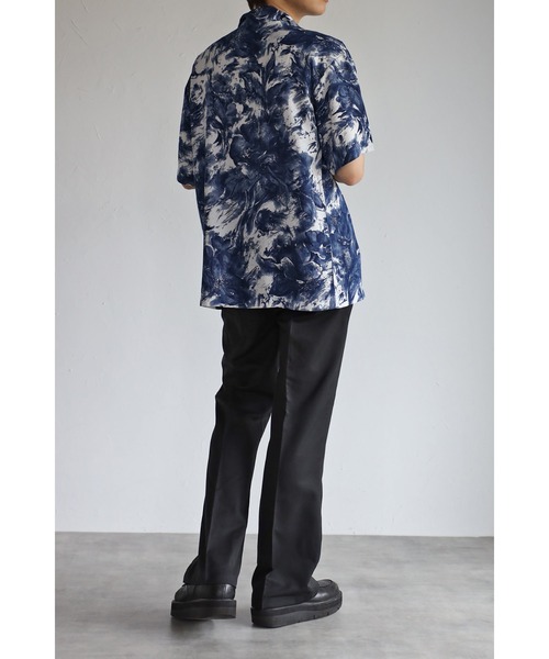 CREARE -LINO-(クレアーレリノ)の「センタープレスワイドフレアパンツ(スラックス・メンズ・ホワイト/ブラック/グリーン/グレイッシュベージュ・S/M/L)」の20枚目の写真