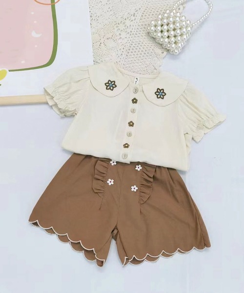 七五三3歳用被布コートセット 女の子 ひよこ商店 グレージュ雪輪