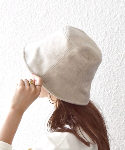 SHIPS any（シップス エニィ）の「SHIPS any: パネル ハット（ハット・レディース・ブラック/ナチュラル・ONE SIZE）」の10枚目の写真