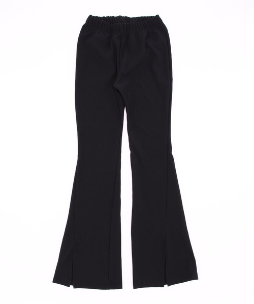 LVEU.(ラブユ.)の「【LVEU.】センタースリットリブフレアパンツ(Aiselect) / ボトムス パンツ センター スリット フレア ストレッチ 美脚 ブラック レッド(その他パンツ・レディース・ブラック/レッド/ブルー・FREE)」の11枚目の写真