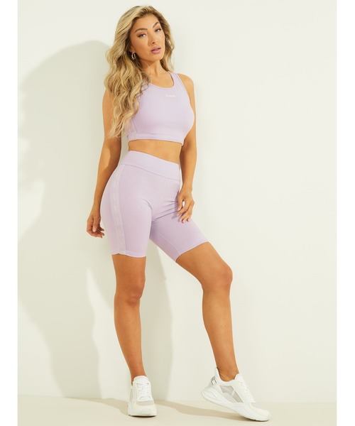 Guess(ゲス)の「Eco Doreen Active Top(スポーツブラ・レディース・キナリ/ライトピンク/ラベンダー・MEDIUM/X-SMALL/SMALL)」の5枚目の写真