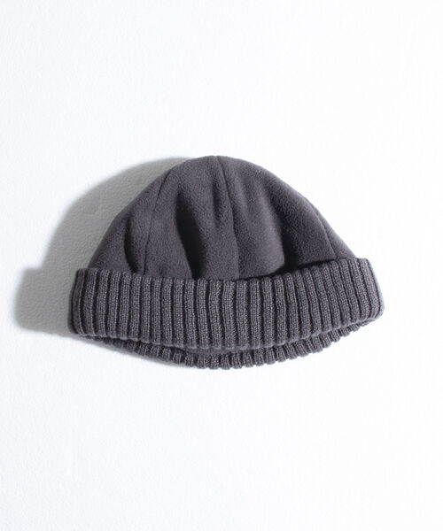 GLOSTER(グロスター)の「【GLOSTER/グロスター】FLEECE WATCH フリースワッチ(ニットキャップ/ビーニー・メンズ・ブラック/グレー/オレンジ・FREE)」の1枚目の写真