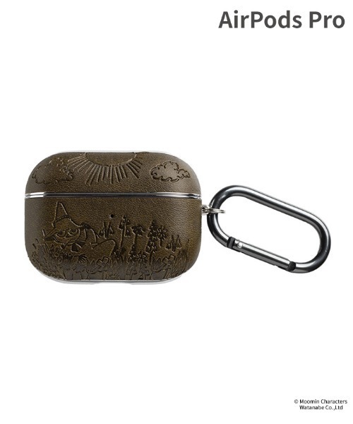Hamee（ハミィ）の「AirPods Pro 専用 ムーミン カラビナ付きケース（スマホグッズ・レディース・ネイビー/ブラウン/オリーブ・P）」の3枚目の写真