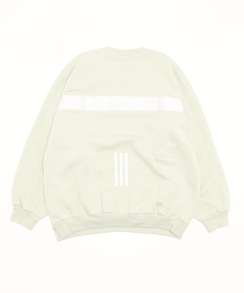 adidas（アディダス）の「アディダス adidas WWORDINGクルーネックスウェット（スウェット・レディース・ホワイト/ライトグリーン/ブラック・L/S/XL/M）」の5枚目の写真