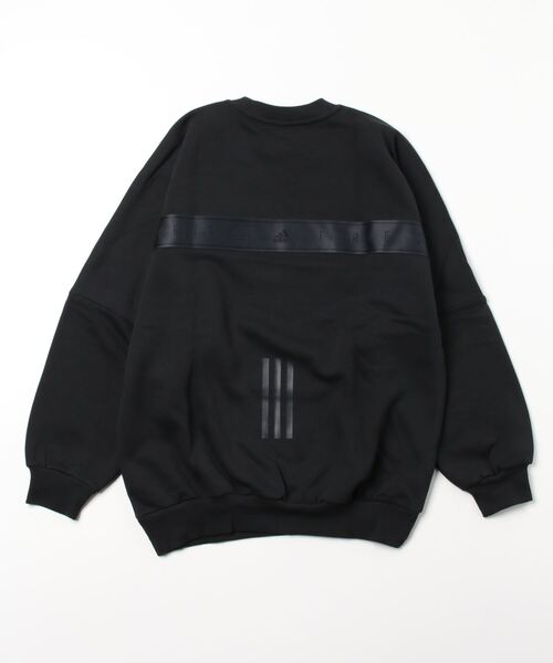 adidas（アディダス）の「アディダス adidas WWORDINGクルーネックスウェット（スウェット・レディース・ホワイト/ライトグリーン/ブラック・L/S/XL/M）」の6枚目の写真