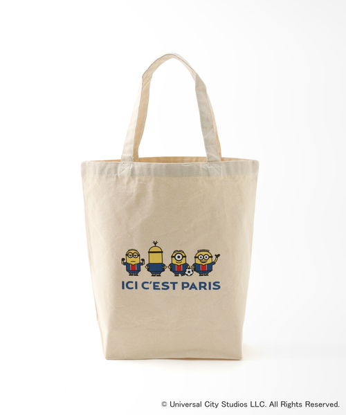 PARIS SAINT-GERMAIN（パリサンジェルマン）の「【Paris Saint-Germain × MINIONS】トートバッグ MODEL2（ショルダーバッグ・メンズ・ホワイト・FREE）」の4枚目の写真