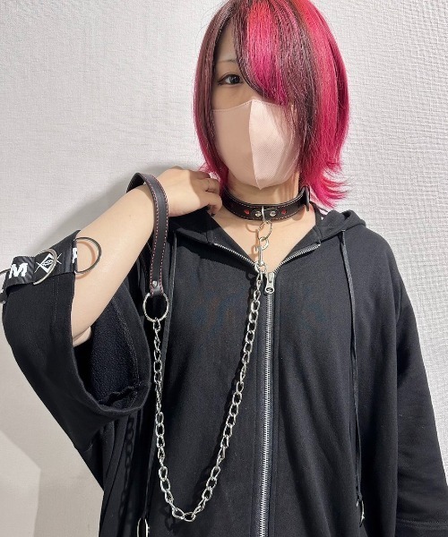 NOVESSEL(ノベセル)の「『NOVESSEL/ノベセル』ロングチェーングリップ付きチョーカー(チョーカー・レディース・A/B/ブラック・FREE)」の7枚目の写真
