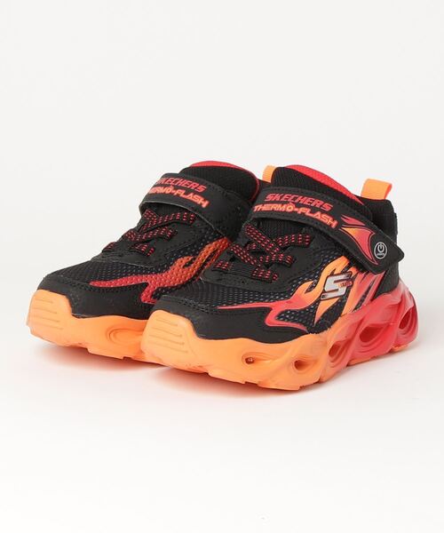 SKECHERS(スケッチャーズ)の「SKECHERS THERMO-FLASH-HEAT-FLUX / スケッチャーズ サーモ フレッシュ-ハート フラックス(スニーカー・キッズ・ブラック系その他・21cm/17cm/18cm/22cm/19cm/20cm/23cm)」の9枚目の写真