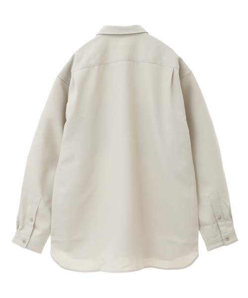 MEN'S MELROSE(メンズメルローズ)の「サスティナブルオフィサーシャツ(シャツ/ブラウス・メンズ・ベージュ/カーキ/グレー・2/3/4)」の5枚目の写真