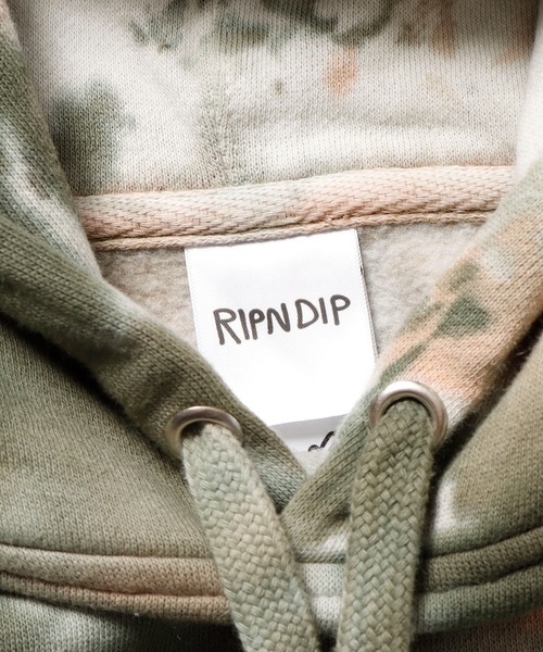 RIPNDIP（リップンディップ）の「RIPNDIP/リップンディップ Nermal Portrait Hoodie パーカー（パーカー・メンズ・グリーン×オレンジ・L/XL/M）」の6枚目の写真