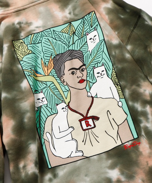 RIPNDIP（リップンディップ）の「RIPNDIP/リップンディップ Nermal Portrait Hoodie パーカー（パーカー・メンズ・グリーン×オレンジ・L/XL/M）」の12枚目の写真