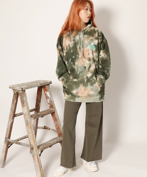 RIPNDIP（リップンディップ）の「RIPNDIP/リップンディップ Nermal Portrait Hoodie パーカー（パーカー・メンズ・グリーン×オレンジ・L/XL/M）」の22枚目の写真