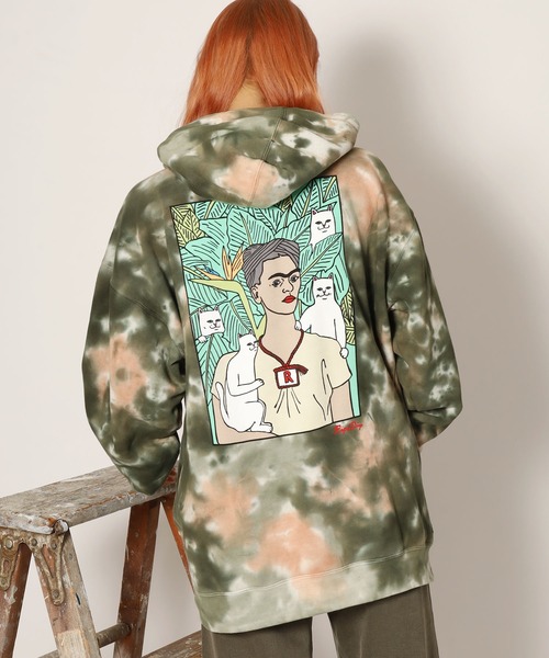 RIPNDIP（リップンディップ）の「RIPNDIP/リップンディップ Nermal Portrait Hoodie パーカー（パーカー・メンズ・グリーン×オレンジ・L/XL/M）」の19枚目の写真