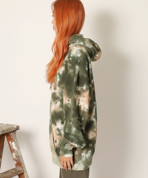 RIPNDIP（リップンディップ）の「RIPNDIP/リップンディップ Nermal Portrait Hoodie パーカー（パーカー・メンズ・グリーン×オレンジ・L/XL/M）」の2枚目の写真