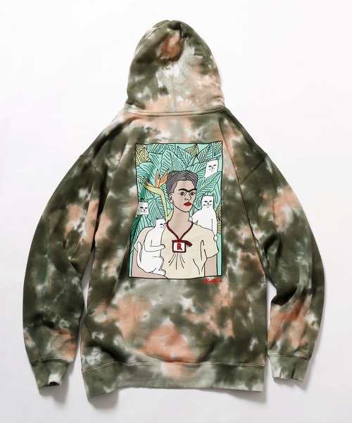 RIPNDIP（リップンディップ）の「RIPNDIP/リップンディップ Nermal Portrait Hoodie パーカー（パーカー・メンズ・グリーン×オレンジ・L/XL/M）」の16枚目の写真