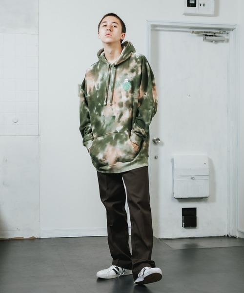 RIPNDIP（リップンディップ）の「RIPNDIP/リップンディップ Nermal Portrait Hoodie パーカー（パーカー・メンズ・グリーン×オレンジ・L/XL/M）」の20枚目の写真