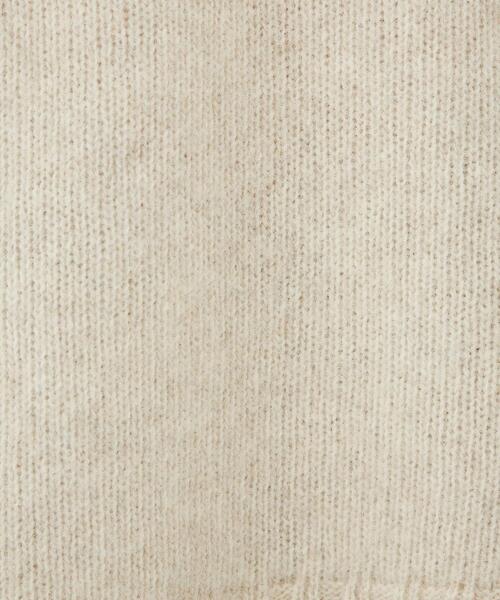 完売品⭐️新品タグ付き⭐️TFW49 ベージュ　モックネック　利蔵 green label relaxing（グリーンレーベルリラクシング） ニット ヤク