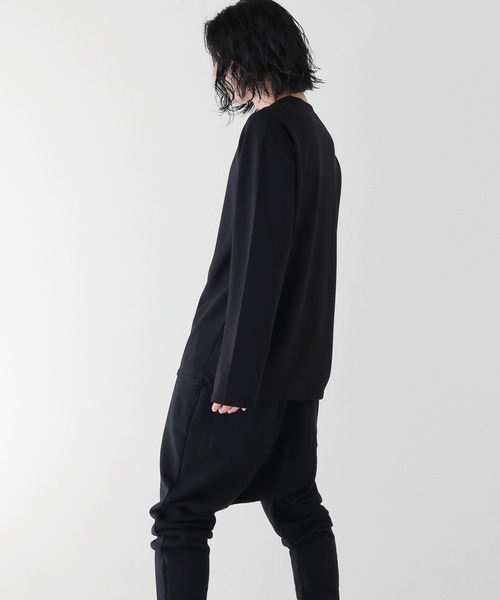 minsobi（ミンソビ）の「ストレッチ無地Tシャツ（Tシャツ/カットソー・メンズ・ホワイト/ブラック/ネイビー/ブラウン・FREE）」の14枚目の写真