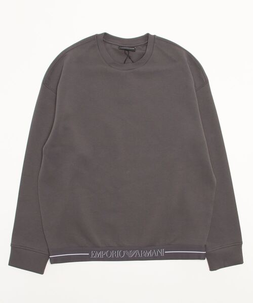 Emporio Armani◆スウェットシャツ ダブルジャージー 2色 ロゴ EMPORIO ARMANI（エンポリオアルマーニ）の「【エンポリオ