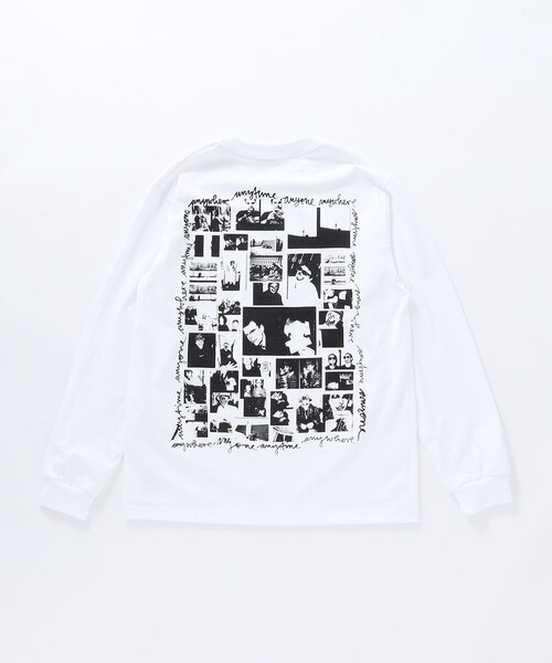 SHIPS any（シップス エニィ）の「SHIPS any: Steffen Grap プリント 長袖 Tシャツ（Tシャツ/カットソー・メンズ・ホワイト/ブラック・MEDIUM/X-LARGE/LARGE）」の4枚目の写真