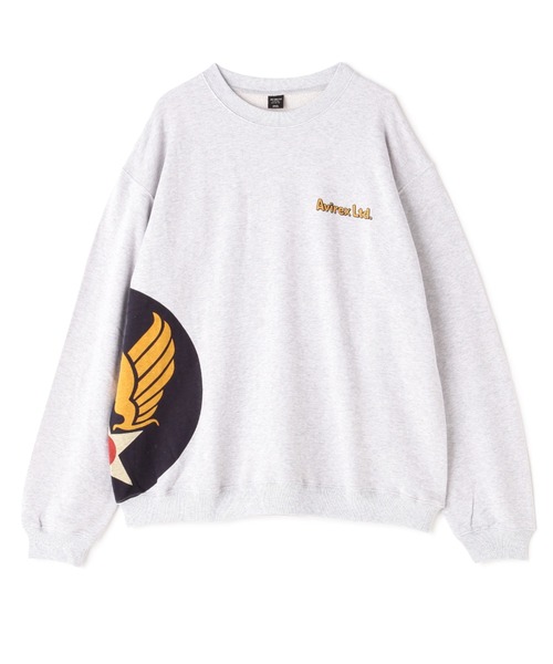 AVIREX（アヴィレックス）の「CLASSIC CREW NECK SWEAT "COWBOY OF THE SKY" / クラシック クルーネック スウェット カウボーイ オブ ザ スカイ / AVIREX / アヴィレックス（スウェット・メンズ・ブラック/その他/オリーブ系/ホワイト・M/XL/2XL/L）」の4枚目の写真