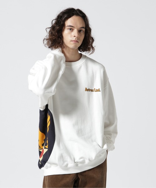 AVIREX（アヴィレックス）の「CLASSIC CREW NECK SWEAT "COWBOY OF THE SKY" / クラシック クルーネック スウェット カウボーイ オブ ザ スカイ / AVIREX / アヴィレックス（スウェット・メンズ・ブラック/その他/オリーブ系/ホワイト・M/XL/2XL/L）」の13枚目の写真