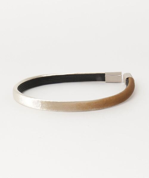 IRIS47（イリスフォーセブン）の「【IRIS 47】minuet head band/black/brown HB5（カチューシャ・レディース・ネイビー/ブルー/グリーン/ベージュ/ブラウン/ブラック・FREE）」の8枚目の写真