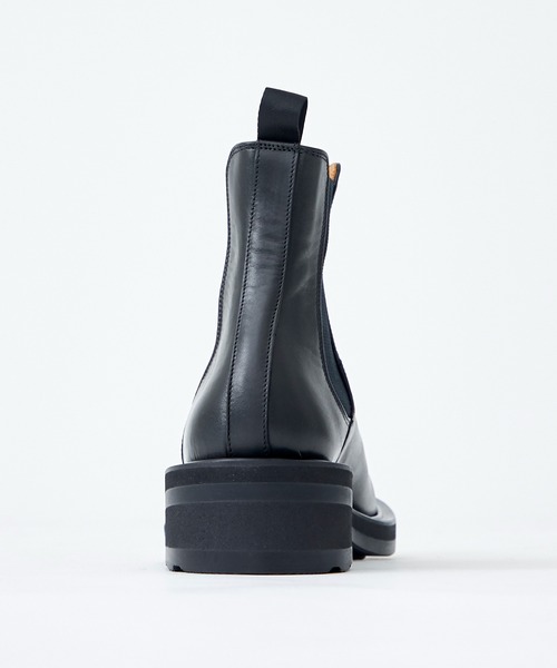 Jieda(ジエダ)の「STUDIOUS別注 LEATHER SIDE GORE BOOTS(ブーツ・メンズ・ブラック・41/42)」の5枚目の写真