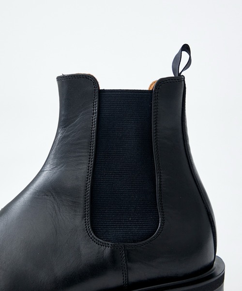 Jieda(ジエダ)の「STUDIOUS別注 LEATHER SIDE GORE BOOTS(ブーツ・メンズ・ブラック・41/42)」の7枚目の写真