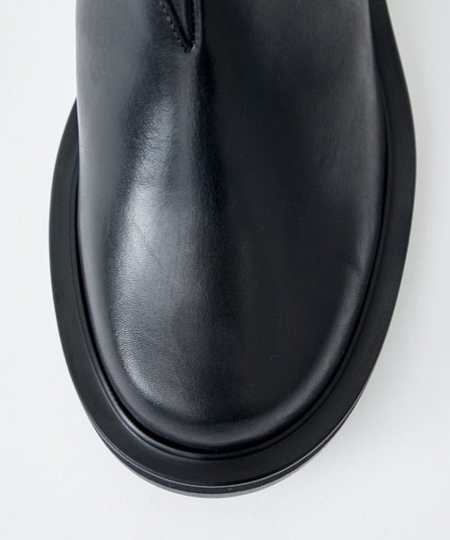 Jieda(ジエダ)の「STUDIOUS別注 LEATHER SIDE GORE BOOTS(ブーツ・メンズ・ブラック・41/42)」の9枚目の写真