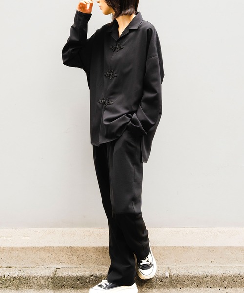 Nora Lily（ノラリリー）の「【Nora Lily】チャイナ オープンカラー L