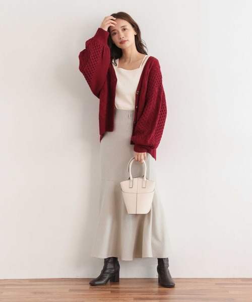 mysty woman（ミスティウーマン）の「ストリングシャーリングプルオーバー　172320（Tシャツ/カットソー・レディース・ブラック/オフホワイト/イエロー/アイボリー・FREE）」の5枚目の写真