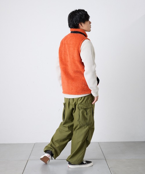 Franklin Climbing（フランクリンクライミング）の「【Franklin Climbing】 シープボアベスト（ダウンベスト・メンズ・アイボリー/ブラック/マスタード/オレンジ・M/L/XL）」の21枚目の写真