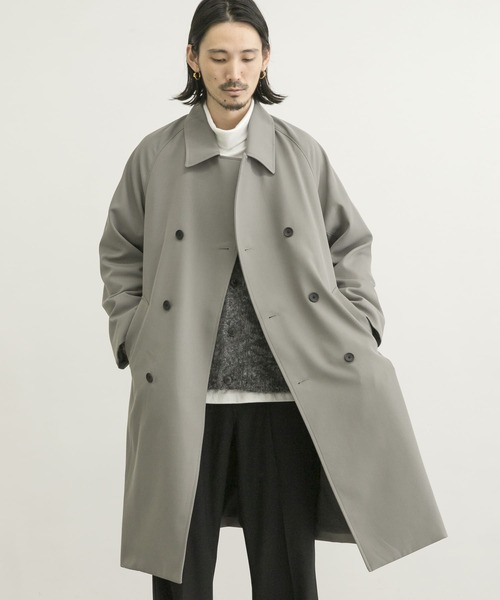 URBAN RESEARCH(アーバンリサーチ)の「T/W OVER W COAT(その他アウター・メンズ・グレー系その他/ベージュ系その他・SMALL/MEDIUM/LARGE)」の4枚目の写真