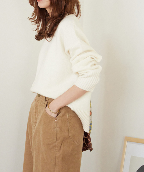 JOURNAL STANDARD relume（ジャーナルスタンダード　レリューム）の「ハミルトンエアークルーネックプルオーバー（ニット/セーター・レディース・ホワイト/ブラック/ブルー/ピンク系その他・FREE）」の20枚目の写真