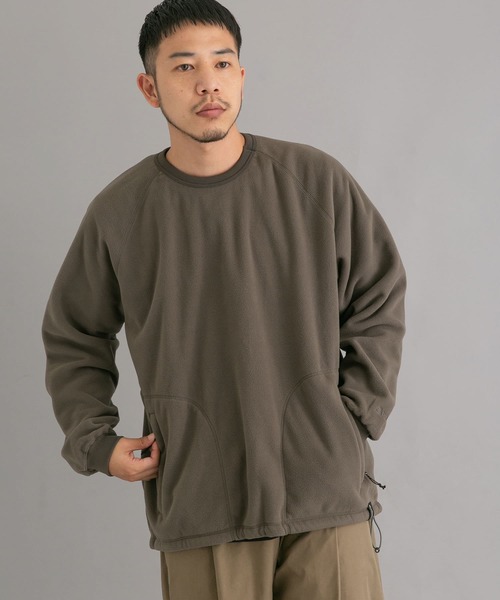 WILD THINGS（ワイルドシングス）の「『別注』『ユニセックス』WILD THINGS×EKAL　ポーラテックフリースプルオーバー（その他トップス・メンズ・ブラック/グレー/オリーブ・SMALL/MEDIUM/LARGE）」の14枚目の写真