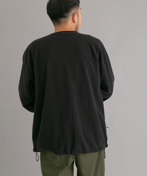 WILD THINGS（ワイルドシングス）の「『別注』『ユニセックス』WILD THINGS×EKAL　ポーラテックフリースプルオーバー（その他トップス・メンズ・ブラック/グレー/オリーブ・SMALL/MEDIUM/LARGE）」の8枚目の写真