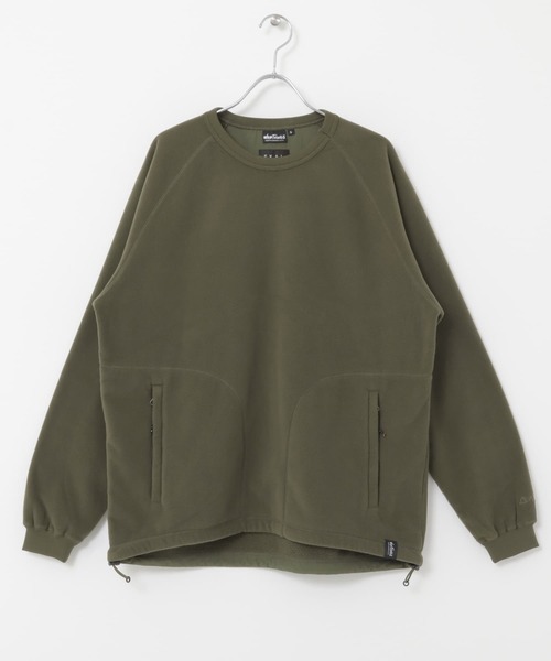 WILD THINGS（ワイルドシングス）の「『別注』『ユニセックス』WILD THINGS×EKAL　ポーラテックフリースプルオーバー（その他トップス・メンズ・ブラック/グレー/オリーブ・SMALL/MEDIUM/LARGE）」の10枚目の写真