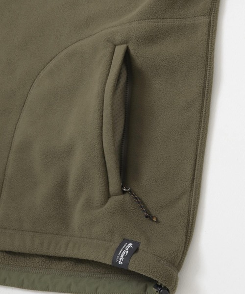 WILD THINGS（ワイルドシングス）の「『別注』『ユニセックス』WILD THINGS×EKAL　ポーラテックフリースプルオーバー（その他トップス・メンズ・ブラック/グレー/オリーブ・SMALL/MEDIUM/LARGE）」の17枚目の写真