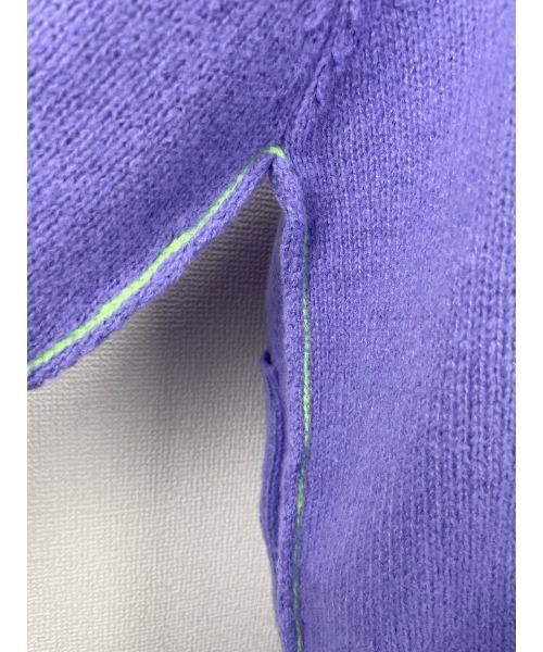 Rydia（リディア）の「ウールライクメルシーカーデ（カーディガン/ボレロ・レディース・ライトベージュ/ブルー/パープル/オレンジ/ライム・M）」の20枚目の写真